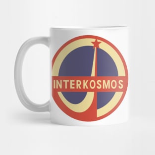 Interkosmos Russian Space Program Logo Mug
